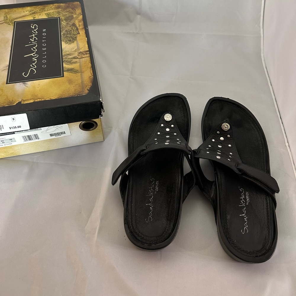 Aetrex sandals women’s size 9 black